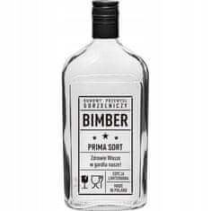Browin Skleněná láhev s nápisem Bimber Prima Sort 0,5 l