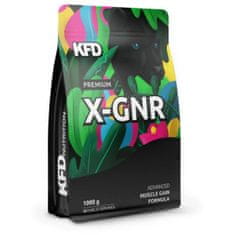KFD NUTRITION Premium X-Gainer 1000 g s banánovo-jahodovou příchutí
