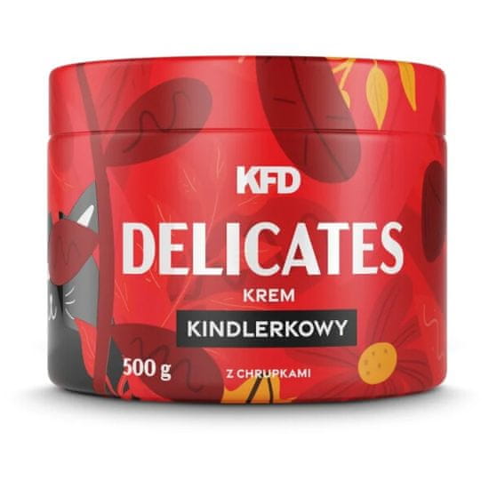 KFD NUTRITION krém Delicates 500 g s oříškovo-mléčnou příchutí s křupinkami