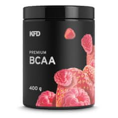 KFD NUTRITION Premium BCAA s příchutí jahod a malin 400 g