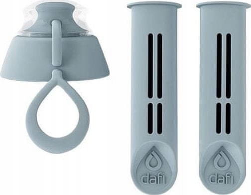 DAFI Dafi šedá filtrační vložka do láhve 2 ks + uzávěr