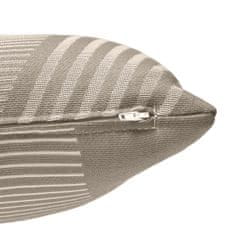 Atmosphera Dekorační polštář PEACOK, šedý, 40 x 40 cm
