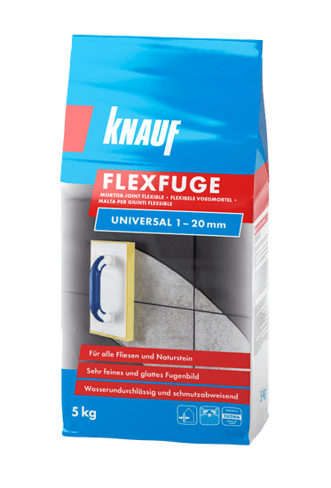 Knauf FLEXFUGE UNIVERSAL 5 kg - Zementgrau