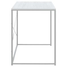 shumee Počítačový stůl bílý 110 x 60 x 70 cm dřevotříska