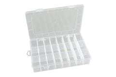 INTEREST Plastová úložná krabička s nastavitelnými přepážkami - až 24 oddělení.