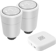 Immax NEO SMART sada 2x Termostatická hlavice Zigbee + SMART NEO BRIDGE PRO v2, Wi-Fi, TUYA