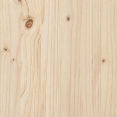 shumee Psací stůl 110x50x75 cm masivní borové dřevo