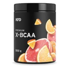 KFD NUTRITION Premium X-BCAA s příchutí pomeranče a grapefruitu 500 g