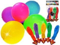JOKOMISIADA Světelné LED balónky 5ks narozeninová dekorace ZA1591