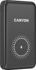 Canyon powerbanka PB-1001B, MagSafe, 10000mAh, PD&QC3.0, černá