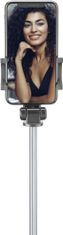 CellularLine Selfie tyč Freedom s funkcí tripodu, černá