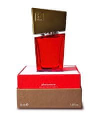 Hot HOT Shiatsu red feromonový parfém pro ženy 50 ml