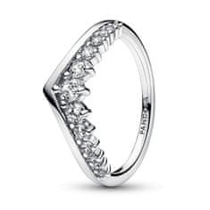Pandora Třpytivý stříbrný prsten se zirkony Timeless 192320C01 (Obvod 52 mm)
