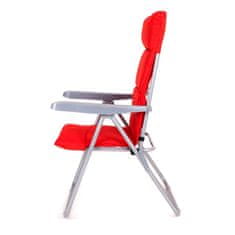 Happy Green Židle zahradní skládací LOARA 68x58x107cm,červená