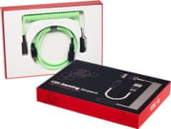 CZC.Gaming Serpent, USB-C/USB-A, 1,5m, zelený