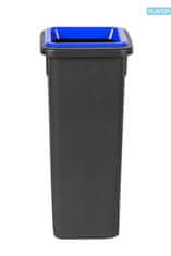 Plafor Odpadkový koš na tříděný odpad Fit Bin black 20 l, modrý - papír