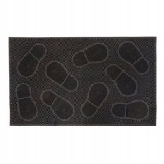 Multi Decor Venkovní gumová rohožka vzor 45x75 cm černá