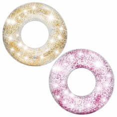 Intex 56274 Nafukovací kruh Sparkling Glitter zlatá (Varianta 2: růžová)