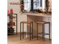 VASAGLE Barová židle VASAGLE / set 2 ks