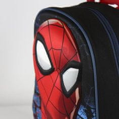 Cerda Kufr na kolečkách Spiderman 3D 31cm modrý
