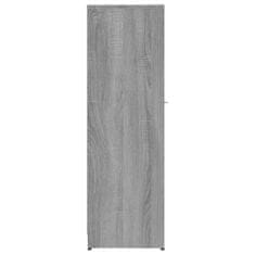 Vidaxl Koupelnová skříňka šedá sonoma 30x30x95 cm kompozitní dřevo