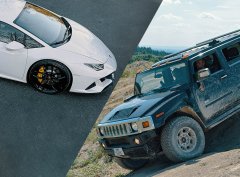 Allegria jízda v Hummeru a Lamborghini Huracán