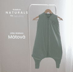 NATULINO Letní spací pytel s nohavicemi, velikost M (12m+), NATURALS MINT, GOTS