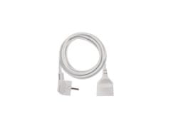 Emos Prodlužovací kabel 2 m / 1 zásuvka / bílý / PVC / 1 mm2