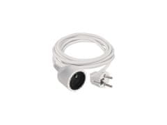 Emos Prodlužovací kabel 2 m / 1 zásuvka / bílý / PVC / 1 mm2
