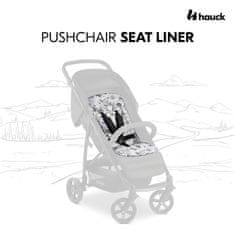 Hauck Pushchair Seat Liner Floral Grey