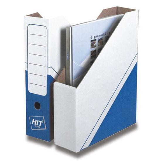 HIT Magazin box Office - archivační box 75 mm, modrý