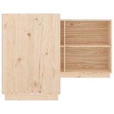 shumee Psací stůl 110x50x75 cm masivní borové dřevo