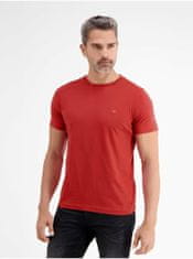 Lerros Červené pánské basic tričko LERROS S