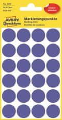 Avery Zweckform Kulaté značkovací etikety 3596 | Ø 18 mm, 96 ks, tmavě modrá