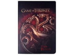 sarcia.eu 3x Černý, malý A6 notebook Game of Thrones 
