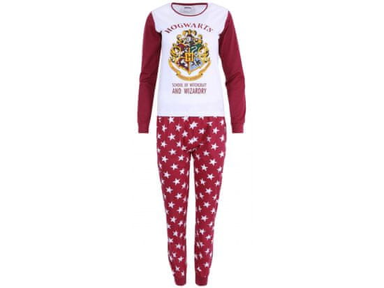 sarcia.eu Bílé a kaštanové pyžamo s hvězdami Harry Potter 6 let 116 cm