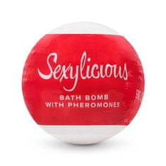 Obsessive Obsessive Sexylicious BATH BOMB WITH PHEROMONES 100 g - červená - 100g