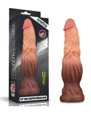 Lovetoy Lovetoy 9.5″ (24,5 cm) Dual Layered Platinum Silicone Cock