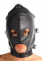 Strict Strict Leather Asylum Leather Hood with Removable Blindfold and Muzzle