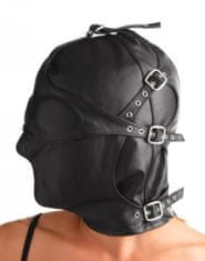 Strict Strict Leather Asylum Leather Hood with Removable Blindfold and Muzzle