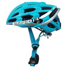 Safe-Tec TYR 2 Turquoise L chytrá bluetooth helma