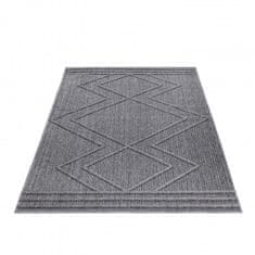 Ayyildiz Kusový koberec Patara 4954 Grey – na ven i na doma 80x150