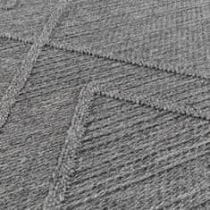 Ayyildiz Kusový koberec Patara 4954 Grey – na ven i na doma 80x150