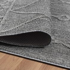Ayyildiz Kusový koberec Patara 4955 Grey – na ven i na doma 80x150