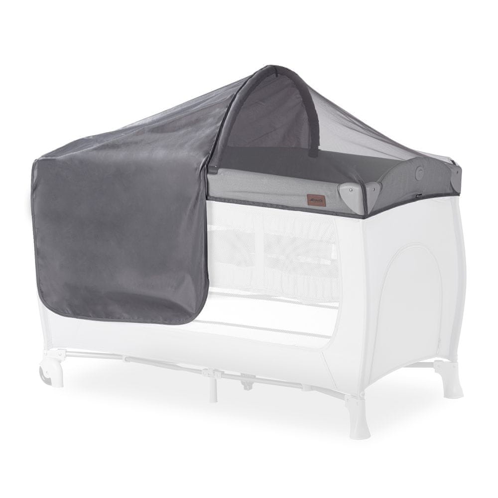 Levně Hauck Travel Bed Canopy Grey - zánovní