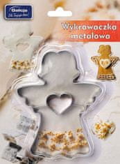 Galicja Kovová forma na vykrajování andělských sušenek