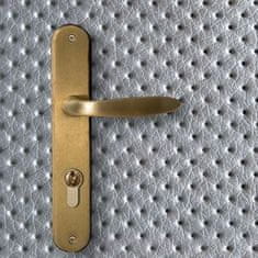 Standom STANDOM Koženkové čalounění dveří Steampunk-loft kapky stříbrná pro dveře 90 cm