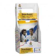 LEBULA Snackeez Jr. - Hrnek na pití a krabička na svačinu Real Madrid v jednom