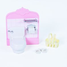 Rappa Sada nábytek mini pro panenky (záchod nebo vana nebo jídelna)