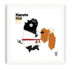 Dětský plakát do pokjíčku - Karate - Plakát Karate Pig 